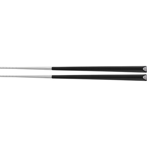 Set 2 betisoare chinezesti din inox French Style, Jean Dubost, negru