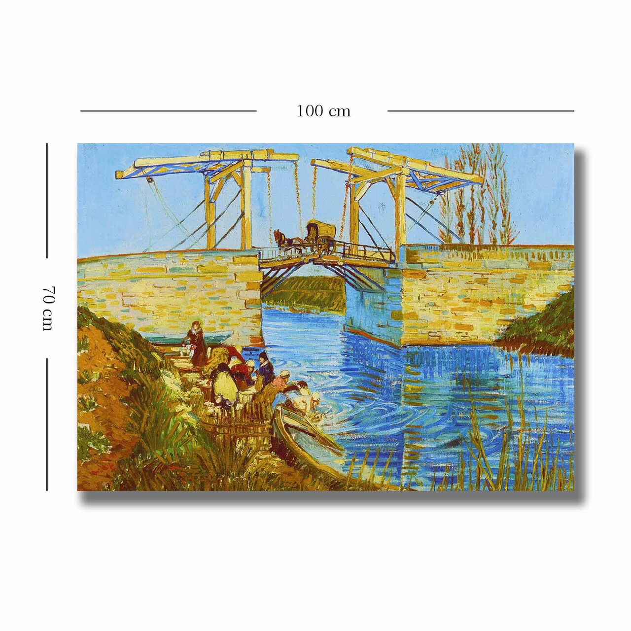 Tablou Decorativ, 70100VANGOGH004, Canvas , Lemn, Multicolor