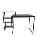 Birou, Retricy, Rino, 133x60x76.8 cm, PAL, Negru
