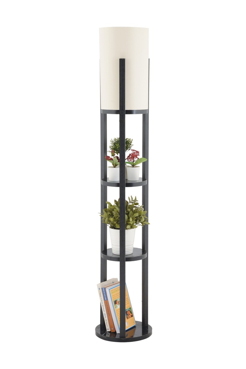 Lampadar, L'essentiel Maison, 390FLH2282, Negru - view 2