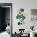 Decoratiune de perete, Heaven, metal, lucrat manual, 80 x 55 cm, multicolor