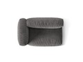 Modul stanga pentru canapea, 1 loc, Martina-120, Micadoni Home, 160x106x75 cm, catifea, gri