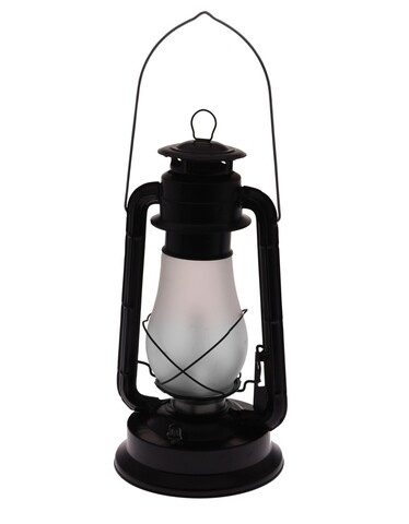 Lanterna Felinar, 19.5x37 cm, metal, negru