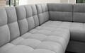 Coltar extensibil stanga 5 locuri ELTAP, LT-85MO, Blewett, 299x198x82 cm, lemn/poliester, gri deschis