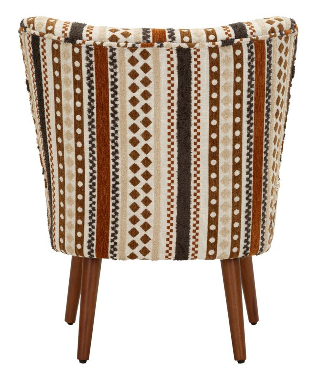 Fotoliu, Mauro Ferretti, Ethnic, 65x68x80 cm, poliester/lemn masiv, multicolor — imaginea 6