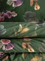 Lenjerie de pat pentru o persoana Ambra, Homla, 140x200 cm, 2 piese, bumbac satinat, verde