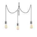 Lustra Kabluni MR - 905, Opviq, 96 x 6 x 102 cm, 3 x E27, 40W, chrome