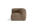 Modul pentru canapea, 1 loc, Martina-212, Micadoni Home, 100x100x75 cm, velur, maro ghinda