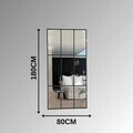 Oglinda Cheval, Hanah Home, Dekorative, 80x180x1.5 cm, Negru