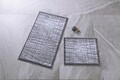 Set 2 covorase de baie Confetti, Confetti, 50x57 cm/57x100 cm, gri