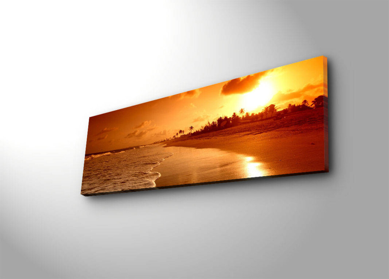Tablou decorativ cu lumina LED, 3090İACT-38, 30 x 90 cm, Multicolor - view 4