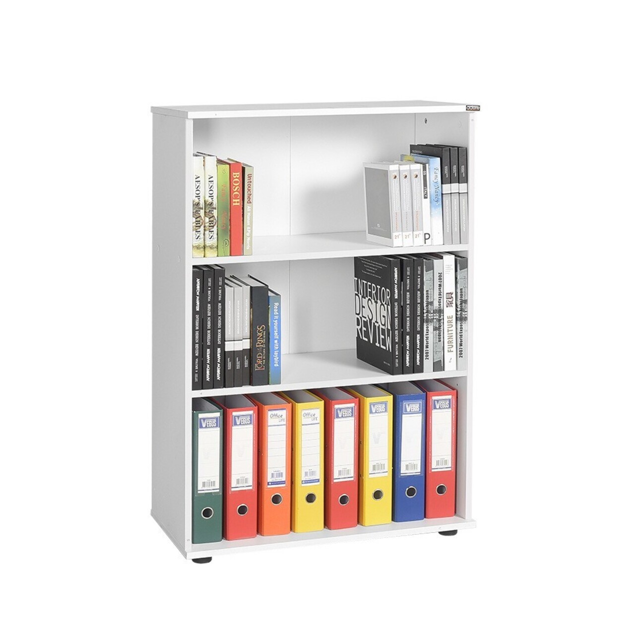 Corp biblioteca, Adore, Rkt-330-Dd-1, 72x109x34 cm, PAL, Diamant Alb - 1 | YEO