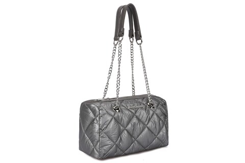 Geanta juicy couture 315, 25x13x15 cm, piele ecologica, antracit