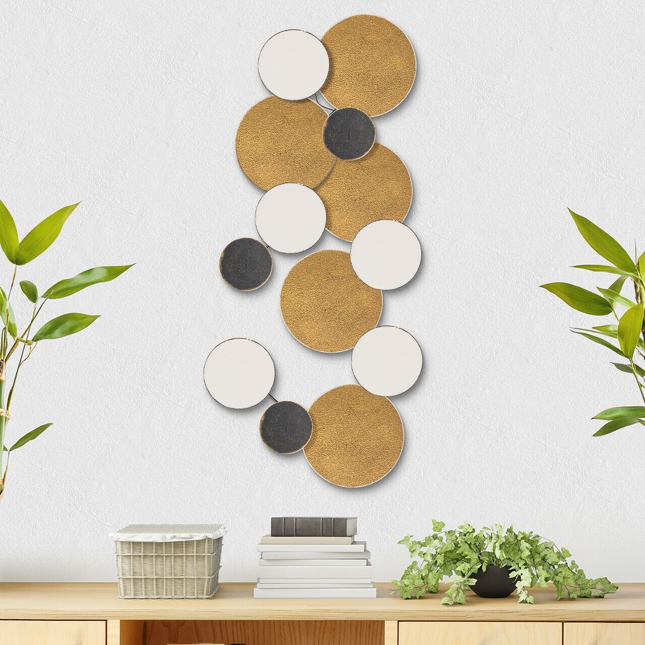 Decoratiune de perete, Wise, Dimensiuni: 100 x 8 x 50 cm, Multicolor — imaginea 3