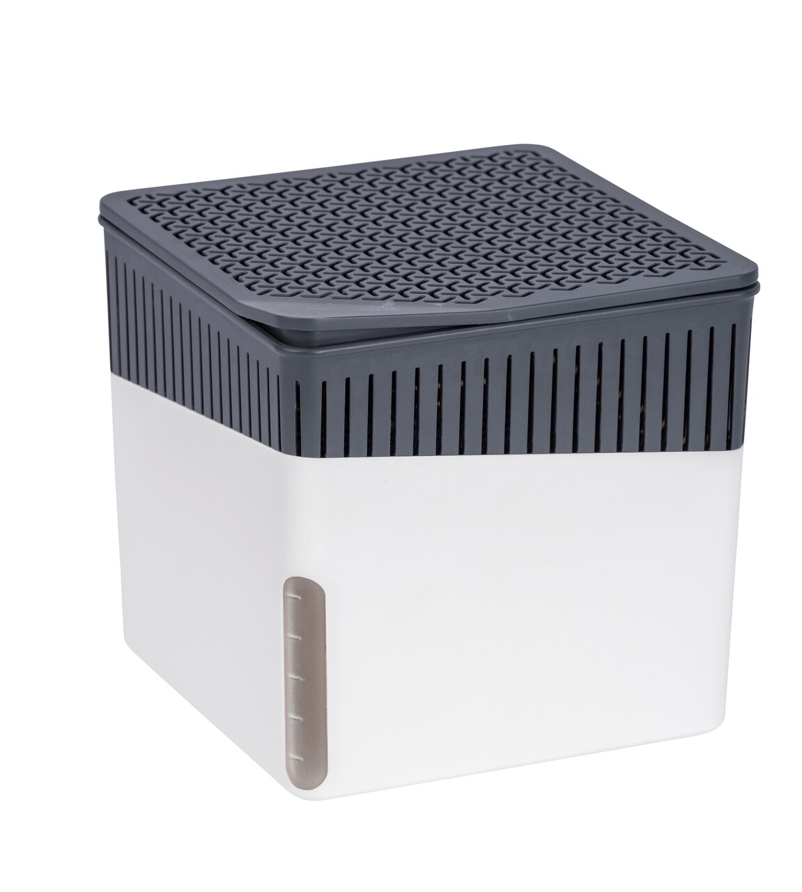 Dezumidificator, Wenko, Cube, 500 gr, 0.8 L, 13 x 13 x 13 cm, plastic, alb