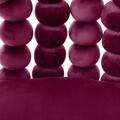 Scaun Bubble Beam, Homla, 56.5x52x87 cm, metal/catifea din poliester, mov/negru