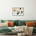 Decoratiune de perete, Hornbeam, Metal, Dimensiune: 70 x 50 cm, Multicolor
