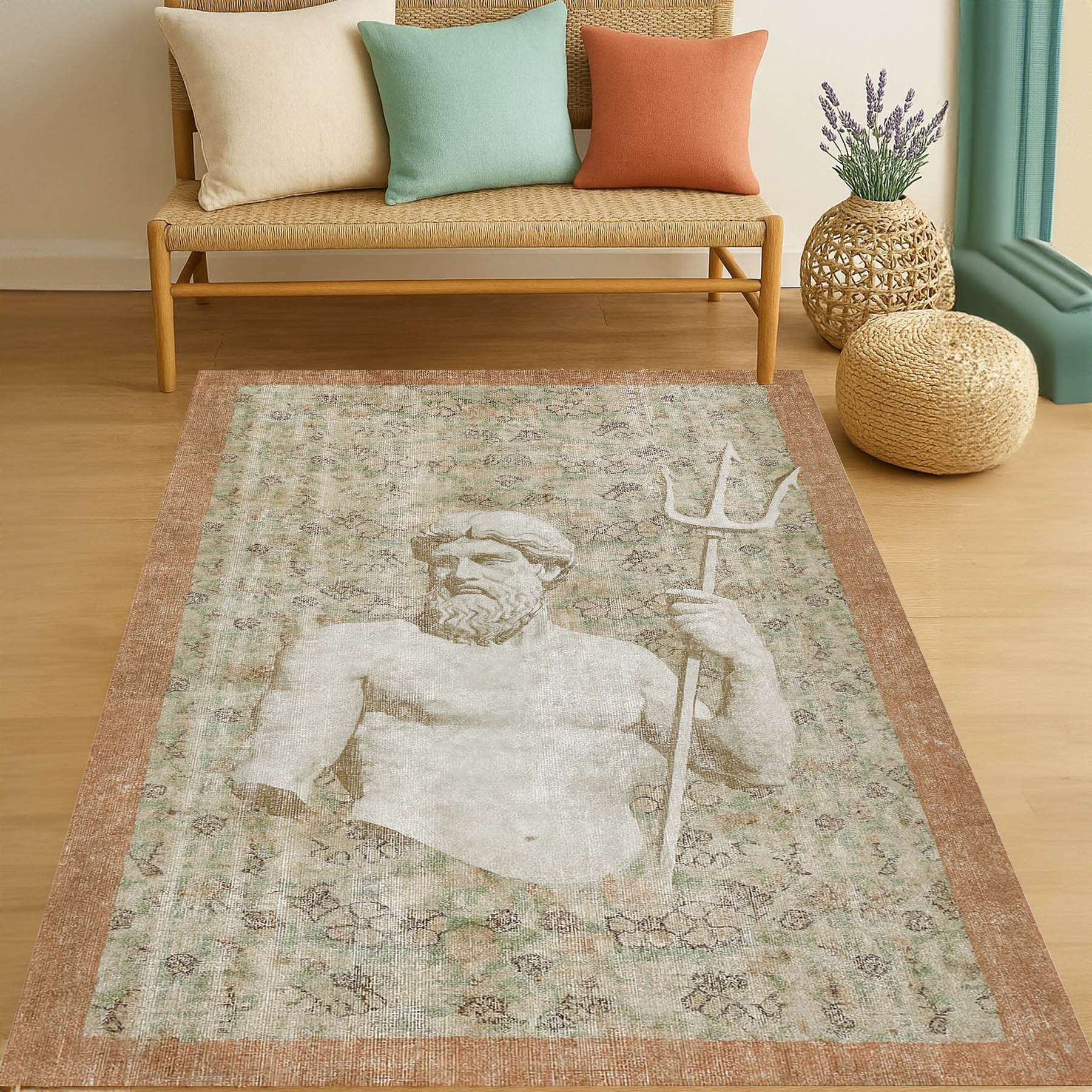 Covor, 332, 150x230 cm, Bumbac, Multicolor
