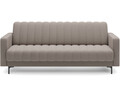 Canapea extensibila 3 locuri ELTAP, Roneyy, 212x89x86 cm, lemn/poliester, bej inchis