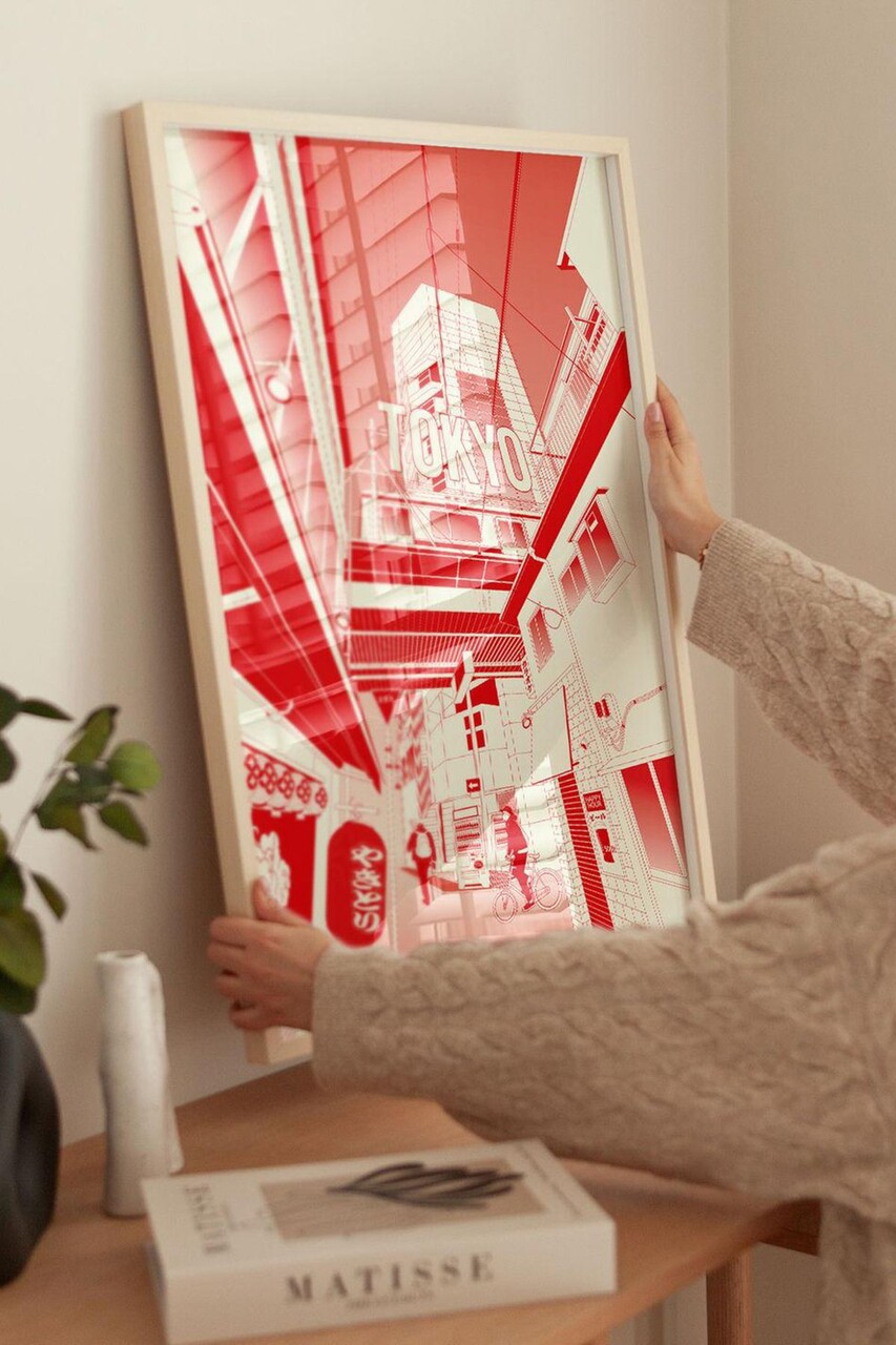 Tablou decorativ Lmnmdl14 Vopsea: 100% MDF (grosime: 27 mm) Multicolor