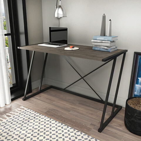 Birou, retricy, adelaide, 114x60x75 cm, pal, negru / gri închis