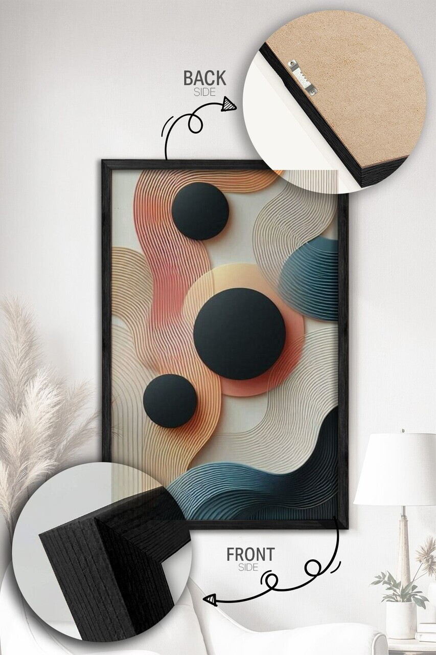 Tablou decorativ, Artnewclsyh53-5070, Lemn masiv, MDF, Multicolor - view 4