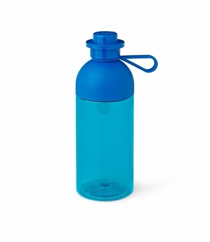 Sticla de apa LEGO, 500 ml, polipropilena/silicon/ tritan, albastru