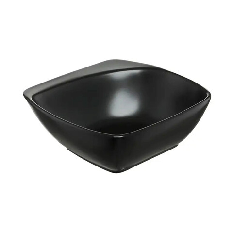 Bol salsa, ambition, 14.5 x 14 x 5.5 cm, 420 ml, portelan, negru
