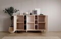 Comoda ADRK, Tili 3D 6P, 157.7x40.8x95 cm, PAL laminat, bej