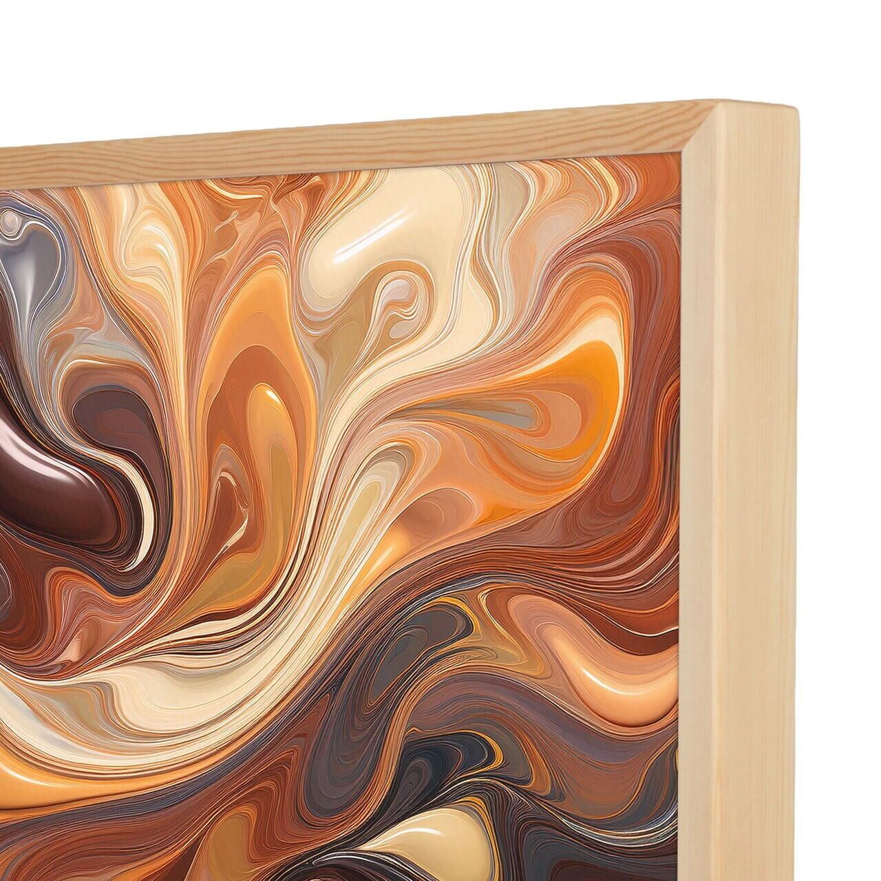 Tablou decorativ, Cc-K-Ah-1018, Canvas, Cadru: 100% LEMN (Grosime: 18 mm), Multicolor - view 3