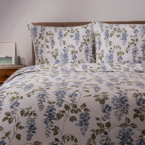Lenjerie de pat King Size, Selina, Homla, 3 piese, 200x220 cm, bumbac, multicolor