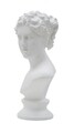 Bust decorativ, Roman Woman, Mauro Ferretti, 21.5x34 cm, polirasina, alb