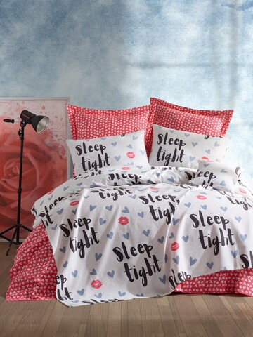 Cuvertura SleepTight, EnLora Home, 160×235 cm, bumbac, roz/alb 160x235 imagine 2022