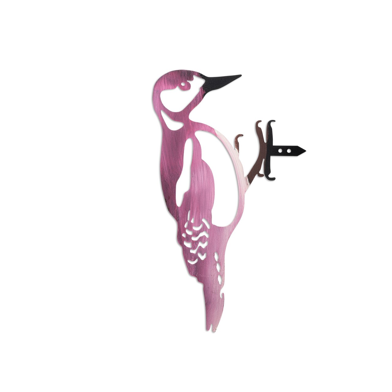 Obiect decorativ de grădină, Bird on the branch 21, 30x18 cm, Multicolor - imagine 4