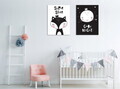 Tablou decorativ, IDC05, BUMBAC/POLIESTER, Rama de lemn, Multicolor