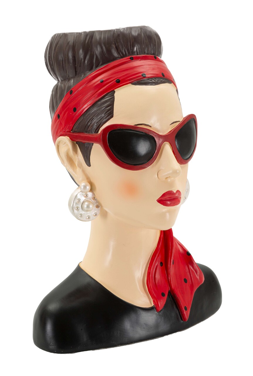 Figurina /sculptura decorativa Woman Hollywood -B, Mauro Ferretti, 21x16x27 cm, polirasina, multicolor