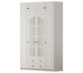 Dulap pentru haine, Rabi, Rb-185-11, 140x210x52 cm, Alb mat