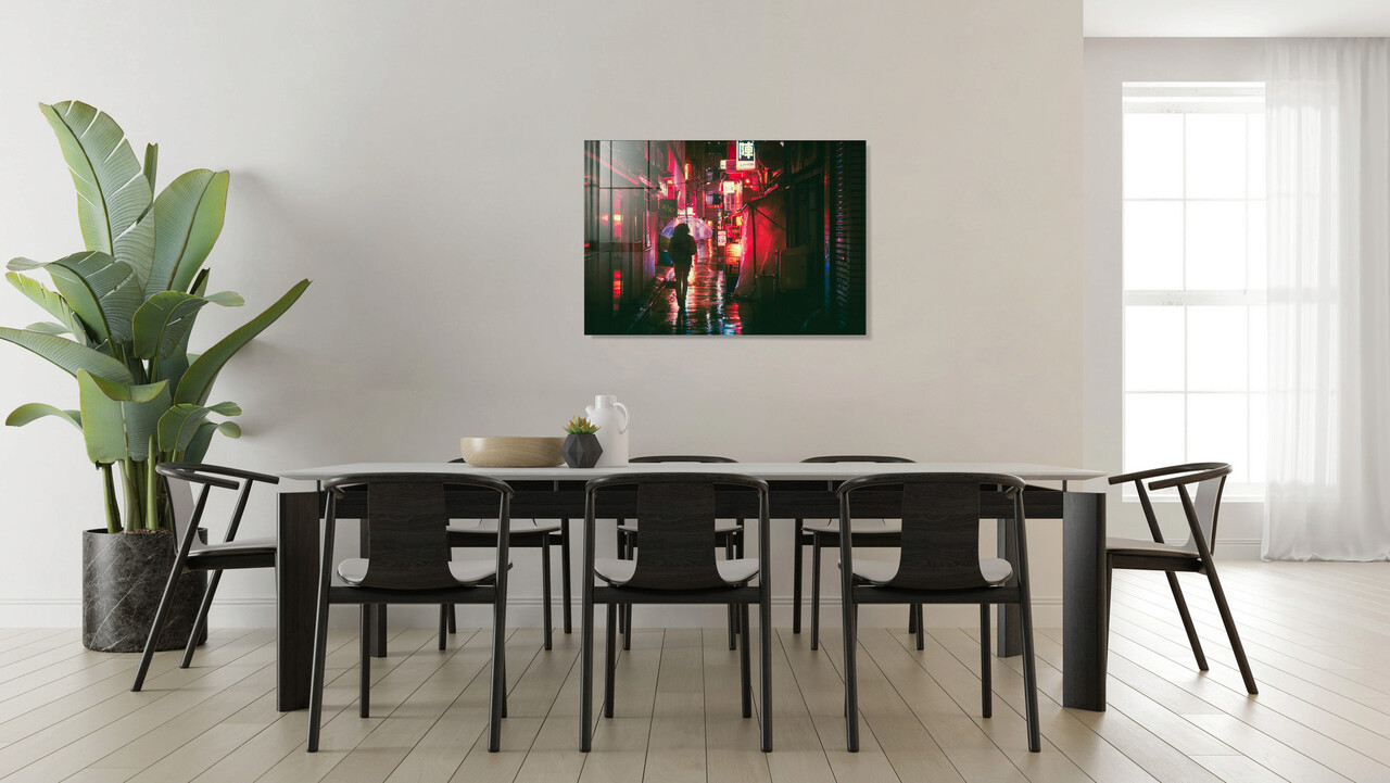 Tablou decorativ, 1325, Sticla temperata, 70 x 100 cm, Multicolor - 1 | YEO
