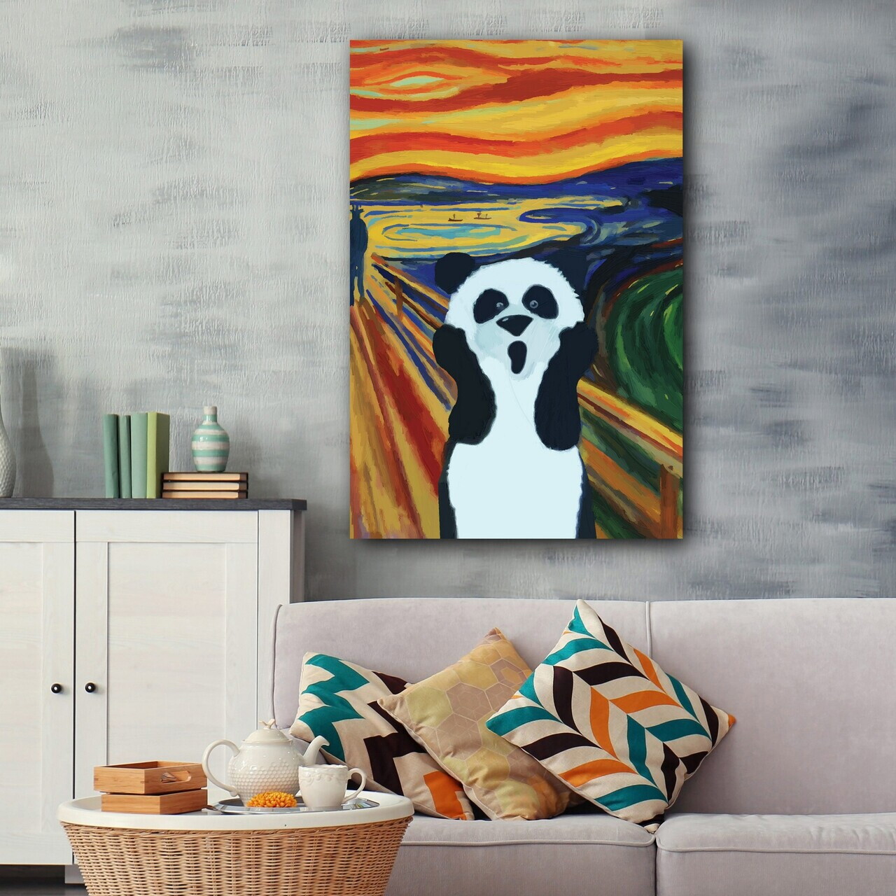 Tablou decorativ, REART-OZ-001, Dimensiune: 60 x 90 cm, Multicolor — imaginea 2