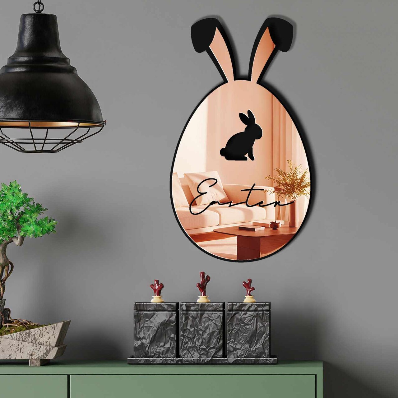 Oglinda decorativa EAS002ROSEGOLD Partea de jos: 100% EVA (Grosime: 10 mm) Auriu roz