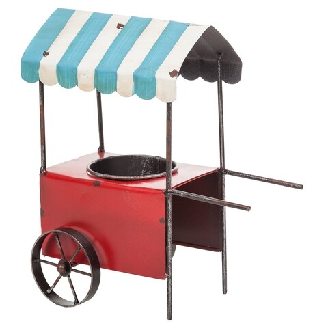 Ghiveci, Cart Flower, Creaciones Meng, 24.5x15x28.5 cm, fier
