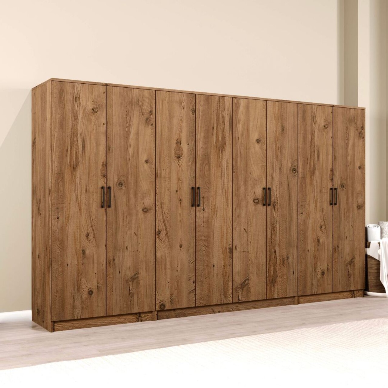Dulap pentru haine, Miwood, Kardelen 1600-125, Maro - 1 | YEO