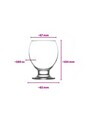 Set pahare, Hermia, 990LAV1231, Transparent