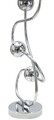 Lampa de masa, Silver Ball, Mauro Ferretti, 1 x E27, 40W, argintiu/negru
