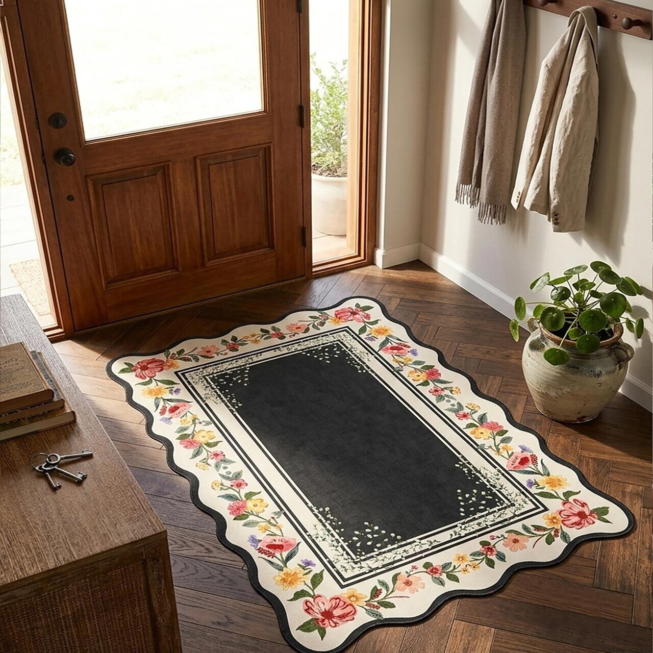 Covor, Fr365, 180x280 cm, Negru — imaginea 2