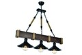 Lustra, Kutuk 3Lu Ceviz Avize, Beacon, 70 x 20 x 75 cm, 3 x E27, 60W, maro/negru