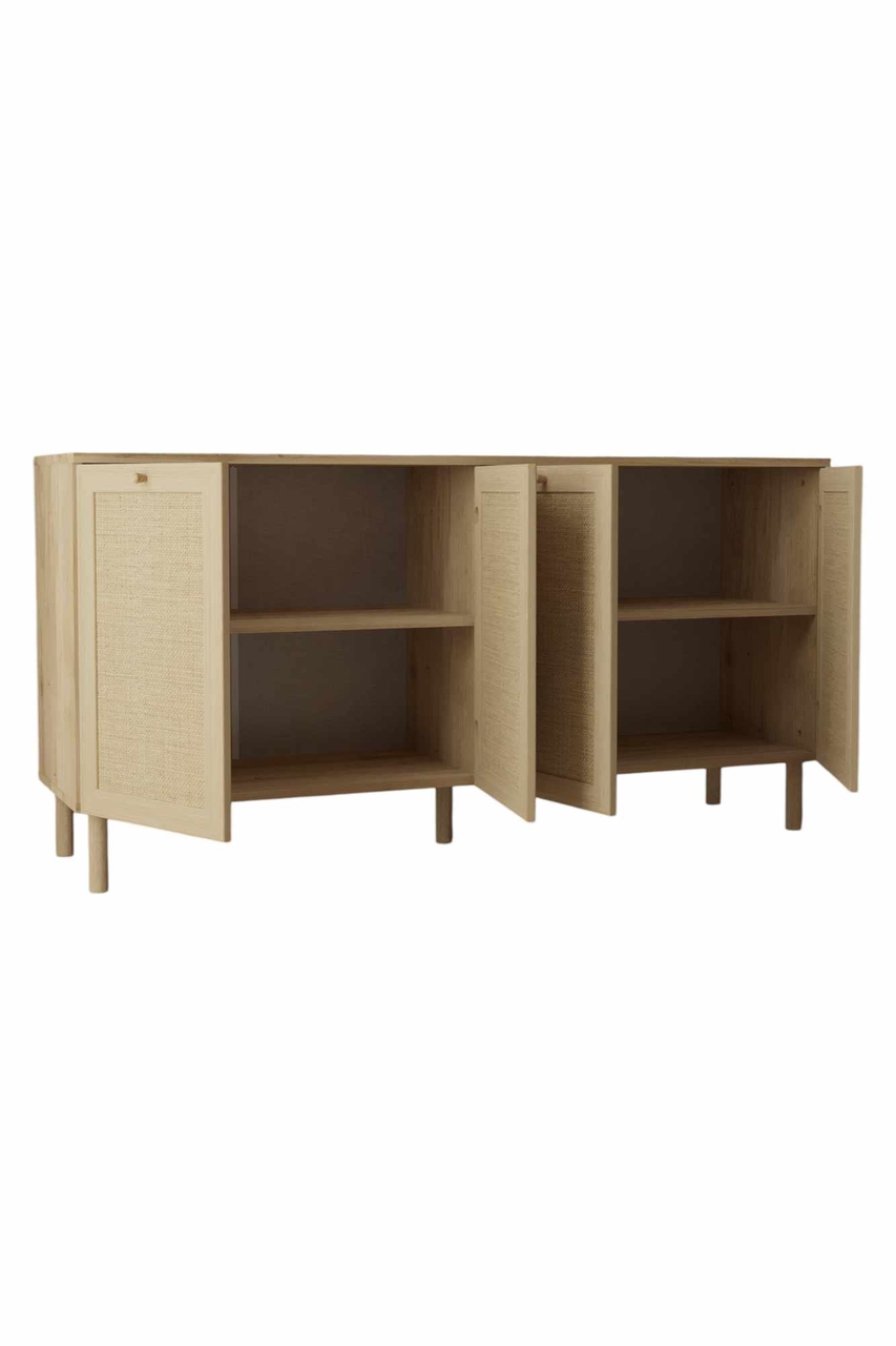 Bufet, Hanah Home, Baru, 160x80x42 cm, Bej - view 6