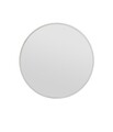 Oglinda decorativa, Siam, Ozze, 60x60x2.2 cm, MDF , Alb