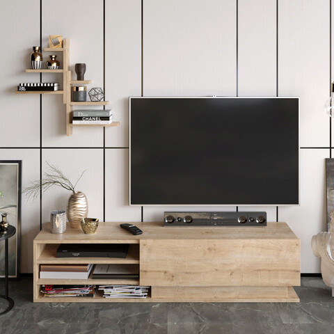 Comoda TV, Retricy, Linda, 150×36.8×36 cm, PAL, Maro mezoni.ro