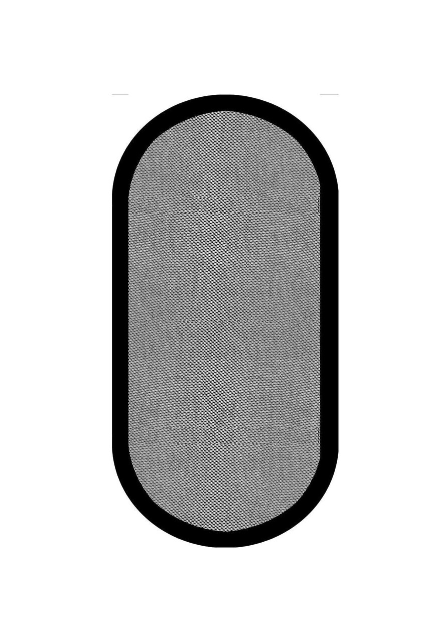 Covor, clr-7027grioval-10025, 120x250 cm, Poliester, Gri — imaginea 3
